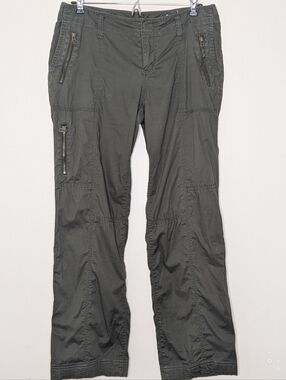 Apt 9 Women's Olive Green Cargo-Inspired Lightweight Cotton Pants Size 6
